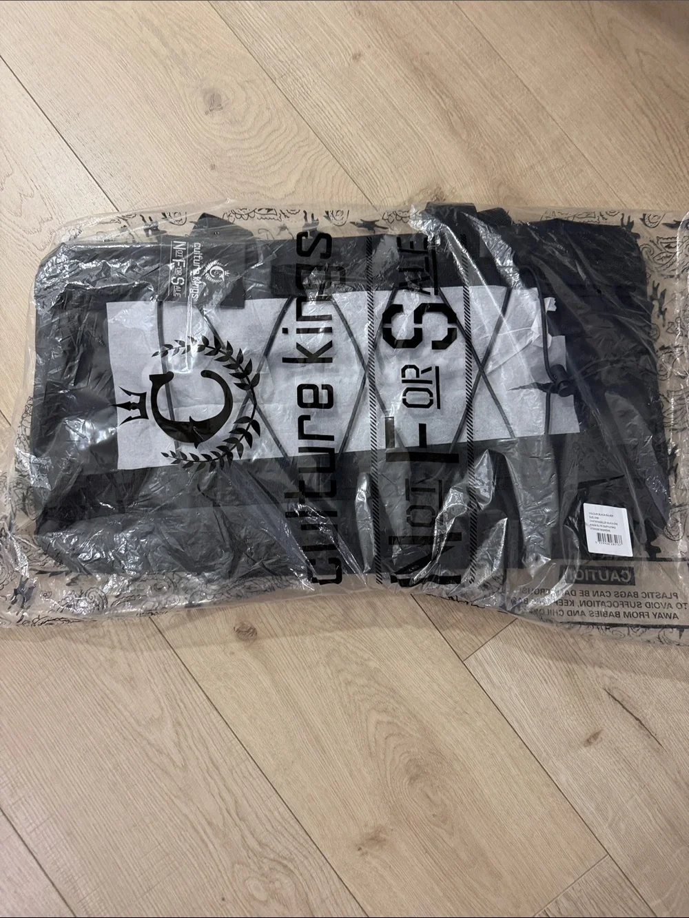 Culture Kings Black Duffel Bag